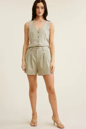 Sage Trouser Shorts