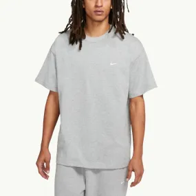 Soloswoosh SS Tee - Dark Grey Heather/White