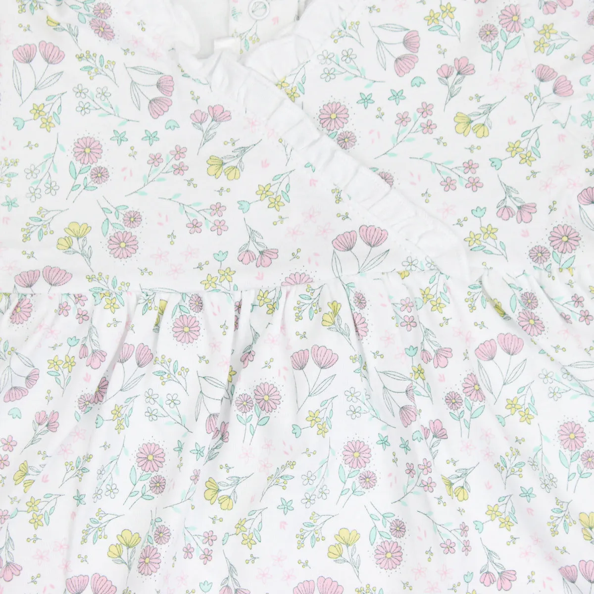 Spring Blossoms Printed Dress | Baby Girl