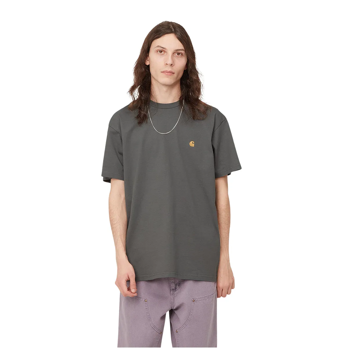 T-shirt Carhartt WIP  S/S Chase Verde