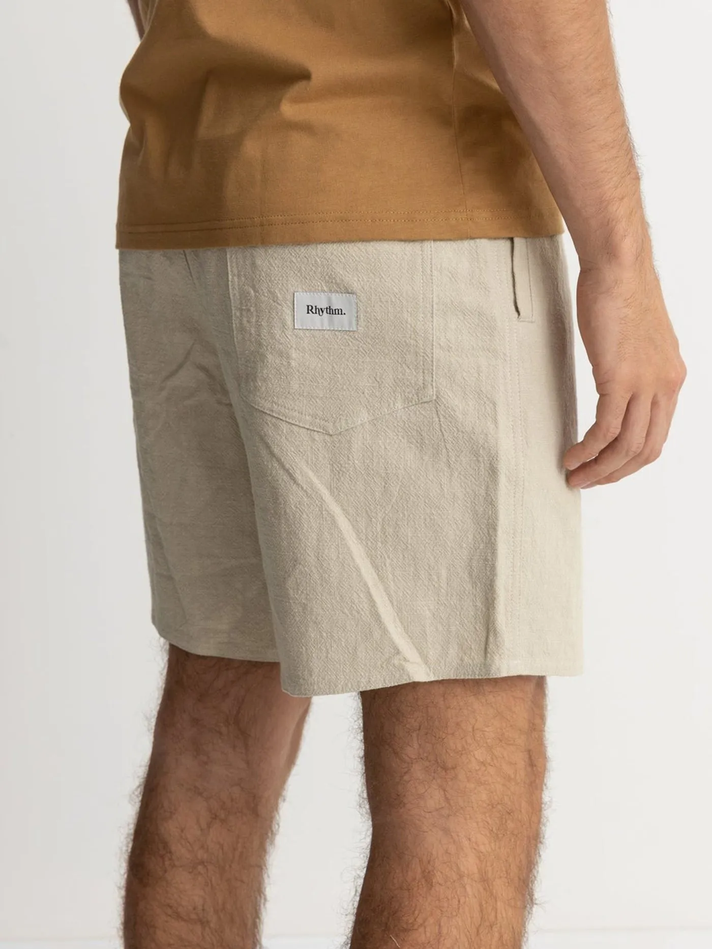 Textured Linen Jam Shorts