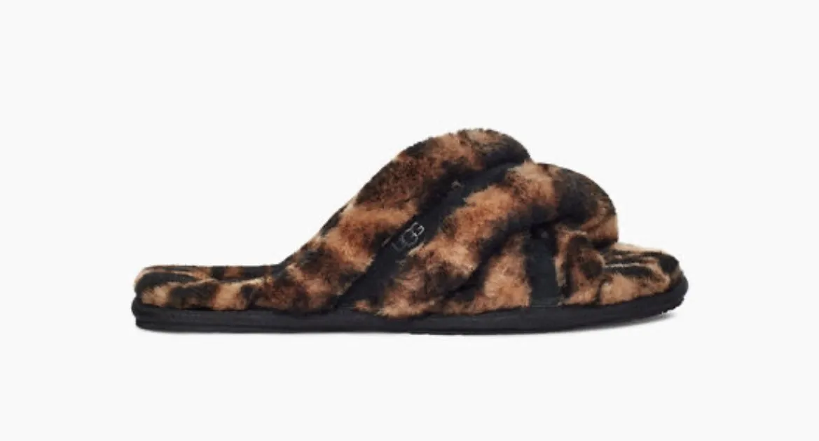 Ugg Scuffita Leopard Print Slipper