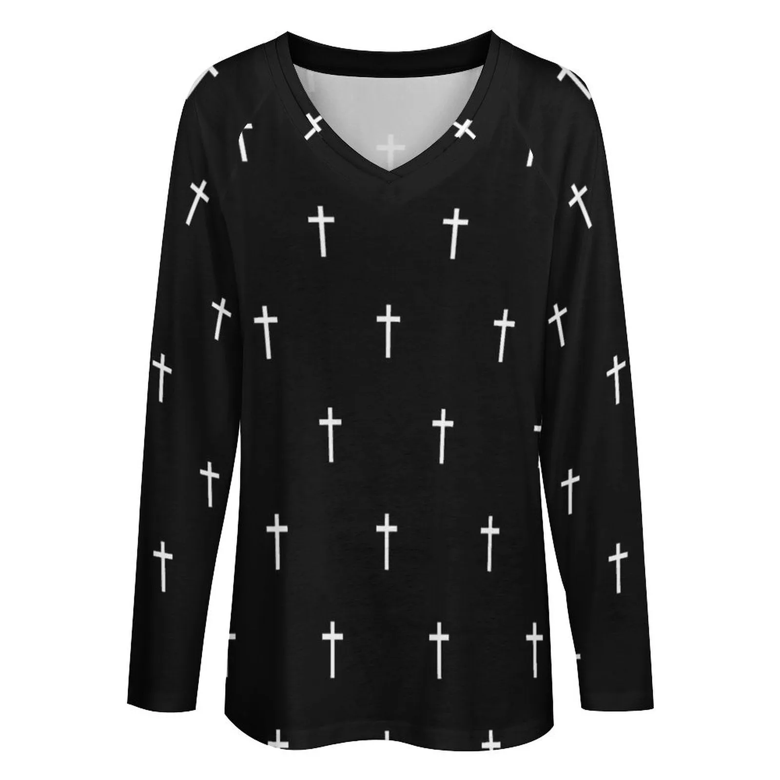 Women's Long Sleeve Loose Tee (TLREV2) Long sleeve loose tee