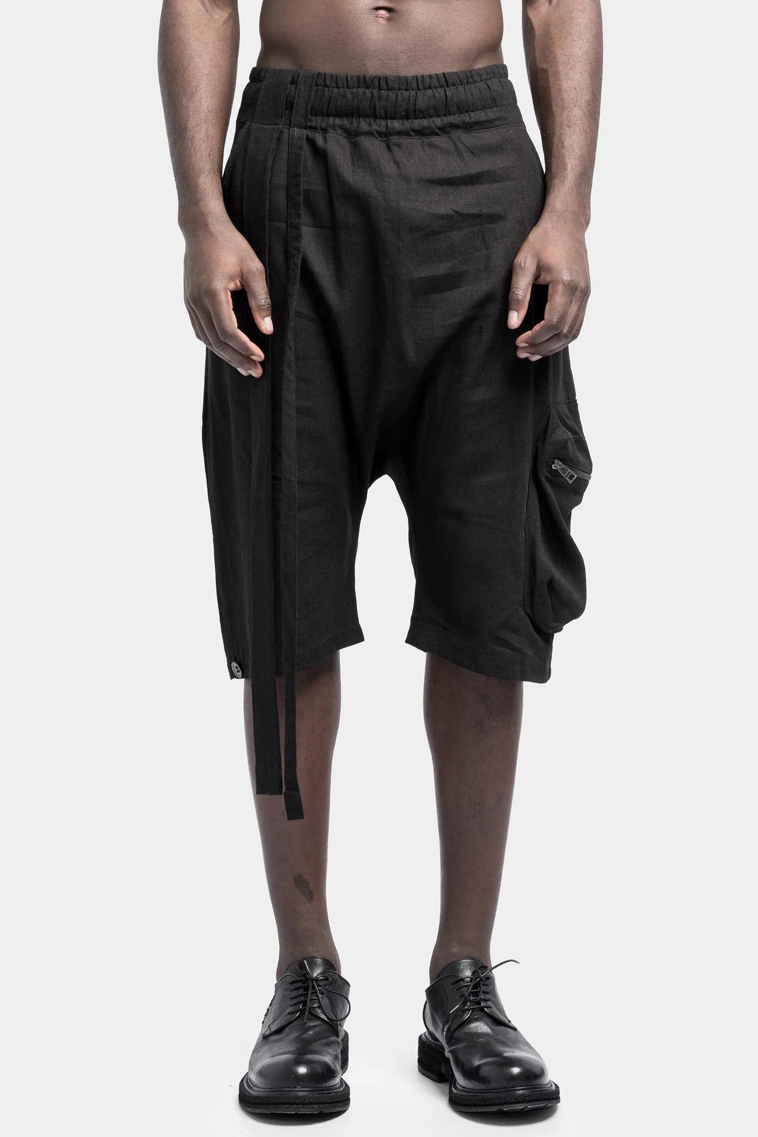 Zip pocket bermuda shorts